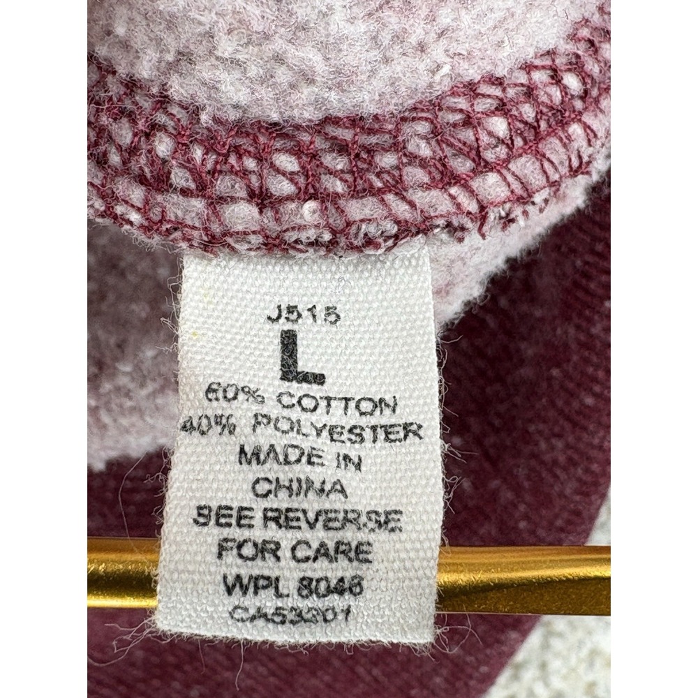 Reflex Hoodie Womens L Red CALI Athletic Dept 1998 Full Zip Sweatshirt Preppy - Picture 5 of 9